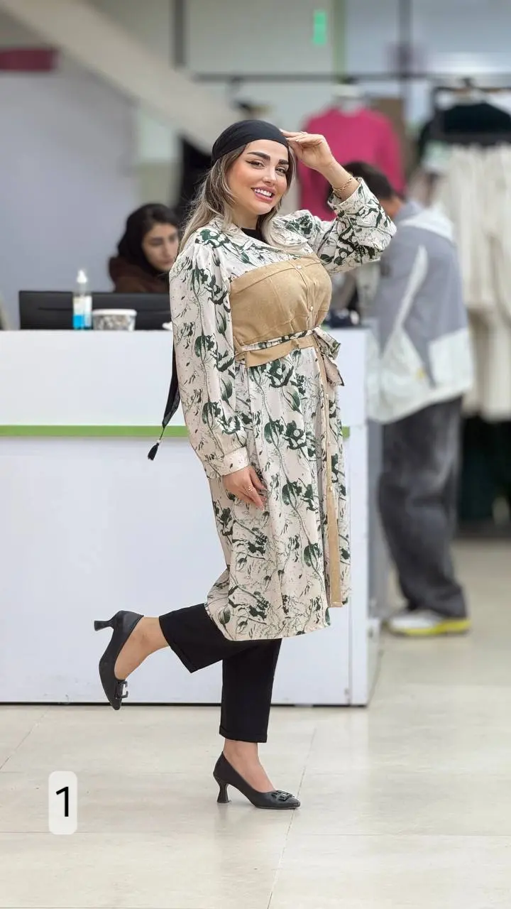 سرافون گل دار